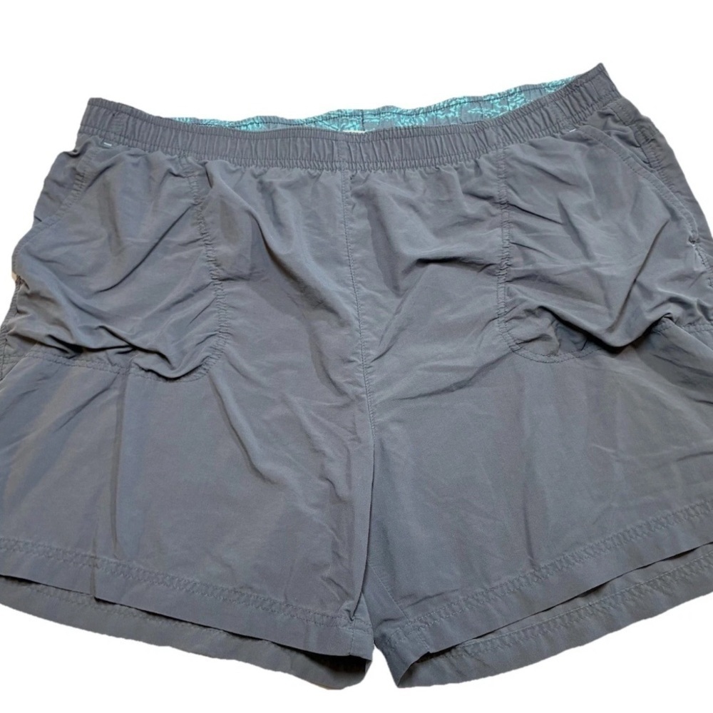 Columbia Hiking Shorts Womens 1X Gray Outdoor Quickdry Gorpcore